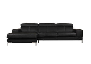 Designer Ecksofa Modell Ramada Deluxe Leder Eckcouch Salottini Sonderpreis