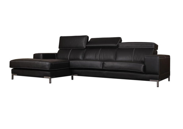 Designer Ecksofa Modell Ramada Deluxe Leder Eckcouch Salottini Sonderpreis