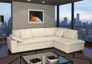 Designer Ecksofa Modell Andrew Deluxe Leder Eckcouch Salottini Sonderpreis