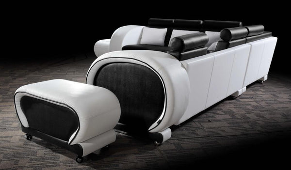 Designer Ecksofa Callisto Leder Eckcouch Sofa Wohnlandschaft Sonderpreis