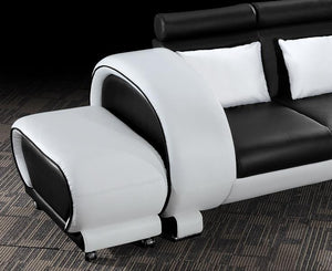 Designer Ecksofa Callisto Leder Eckcouch Sofa Wohnlandschaft Sonderpreis