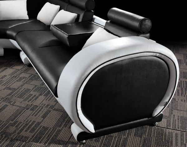 Designer Ecksofa Callisto Leder Eckcouch Sofa Wohnlandschaft Sonderpreis