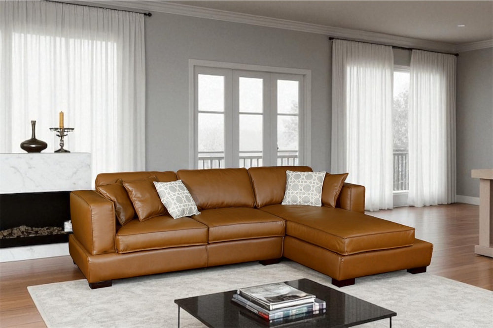 Designer Ecksofa Modell Deluxe Eckcouch Leder Deluxe Salottini Sonderpreis