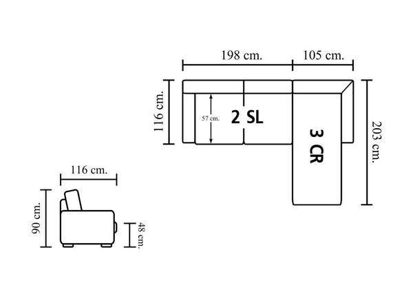 Designer Ecksofa Modell Andrew Deluxe Leder Eckcouch Salottini Sonderpreis