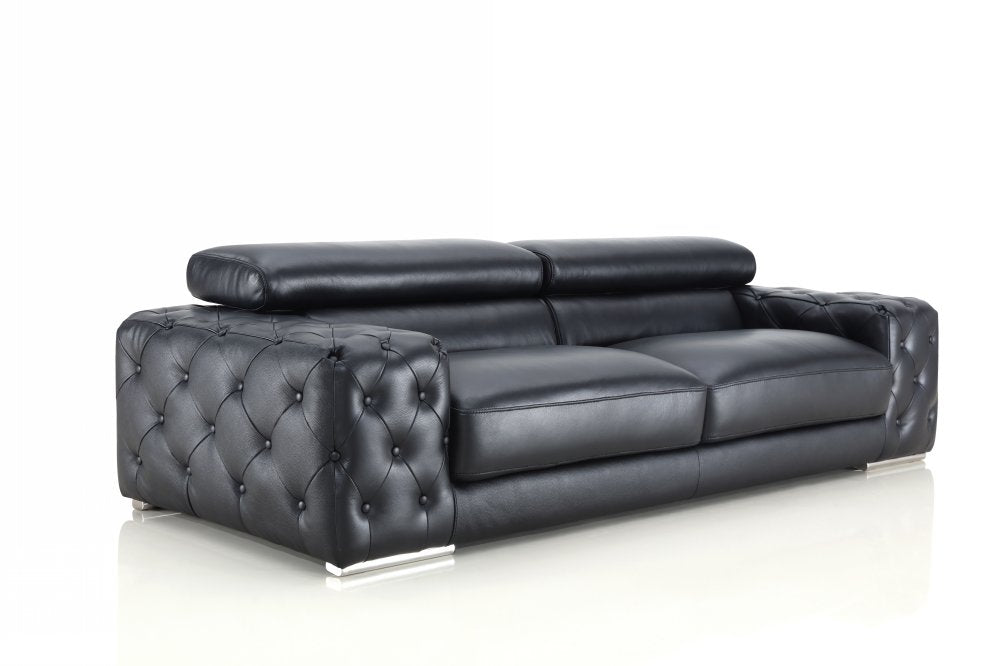 Designer XL Sofa Fabrizio 3-Sitzer Leder Couch Salottini Sonderpreis