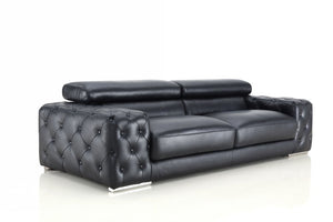 Designer XL Sofa Fabrizio 3-Sitzer Leder Couch Salottini Sonderpreis
