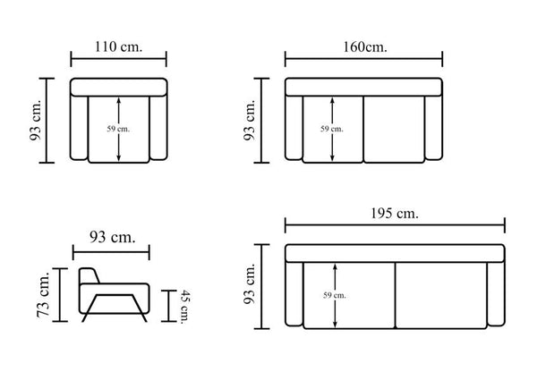 Chesterfield Vintage Janny Deluxe Sofagarnitur (3/2/1 oder 3/1/1) Ledergarnitur Salottini