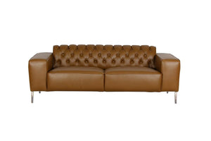 Chesterfield Vintage Janny Deluxe Sofagarnitur (3/2/1 oder 3/1/1) Ledergarnitur Salottini