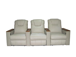 Elektrisches Recliner Kinosofa Portland II Leder Sofa mit Motoren Sonderpreis