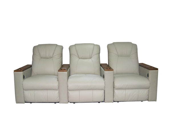Elektrisches Recliner Kinosofa Portland II Leder Sofa mit Motoren Sonderpreis