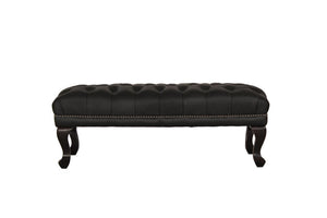 Chesterfield XL Lederhocker Aspire Deluxe Hocker Ottomane Salottini Sonderpreis