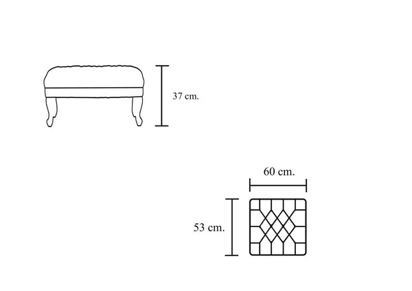 Chesterfield Lederhocker Greenfield Deluxe Hocker Ottomane Salottini Sonderpreis