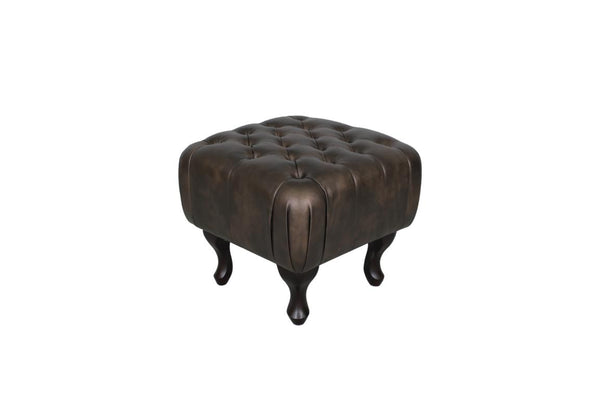 Chesterfield Lederhocker Nottingham Deluxe Hocker Ottomane Salottini Sonderpreis