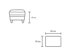 Chesterfield Lederhocker Waterloo Deluxe Hocker Ottomane Salottini Sonderpreis