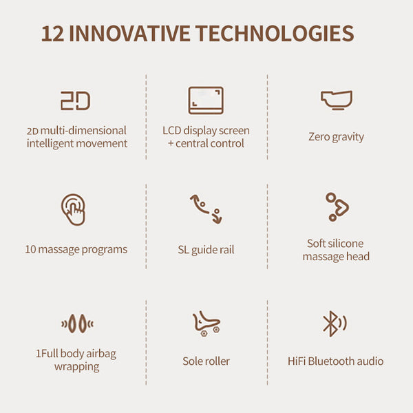 Luxus Relaxsessel Massagesessel 2D Sessel Modell Genf Salottini Neuste Generation! Blau