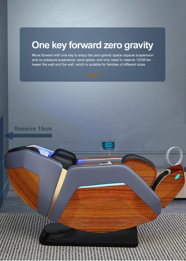 SOFORT LIEFERBAR Relaxsessel Luzern 4D Massagesessel Sessel Wärmefunktion Schwarz LUXUS