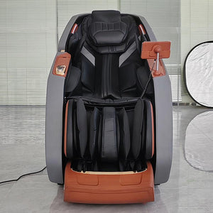 Luxus Relaxsessel 4D Massagesessel Sessel Luzern Salottini Neuste Generation! Schwarz-Holzoptik