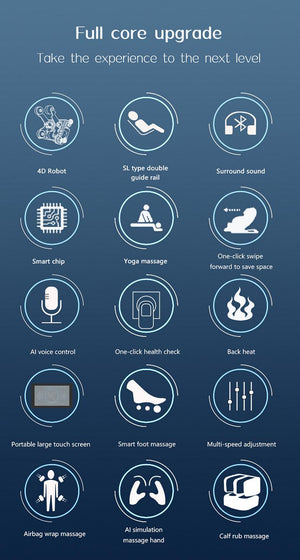 SOFORT LIEFERBAR Relaxsessel Luzern 4D Massagesessel Sessel Wärmefunktion Schwarz LUXUS