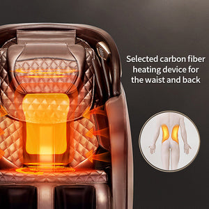 Relaxsessel Luxus 2D Massagesessel Sessel Modell Basel Salottini Neuste Generation! Braun