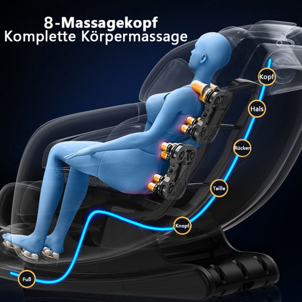 Edler Relaxsessel Massagesessel Biel Sessel Salottini Sonderpreis schwarz