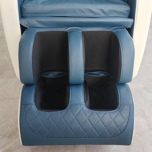 Luxus Relaxsessel Massagesessel 2D Sessel Modell Genf Salottini Neuste Generation! Blau