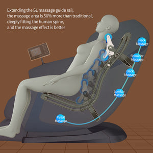 Designer Relaxsessel Massagesessel 2D Sessel Modell Genf Salottini Neuste Generation! Grün