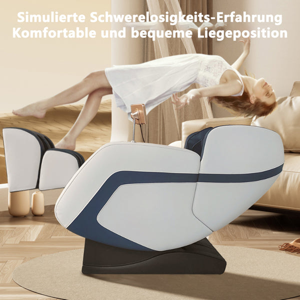 SOFORT LIEFERBAR Relaxsessel Massagesessel 2D Sessel Genf Neuste Generation! Blau