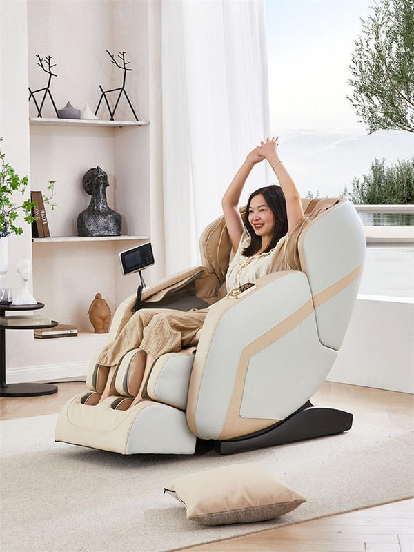 Designer Massagesessel 2D Relaxsessel Sessel Genf Salottini Neuste Generation! Braun