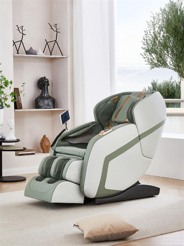 Designer Relaxsessel Massagesessel 2D Sessel Modell Genf Salottini Neuste Generation! Grün