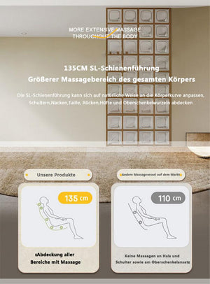 Edler 3D Massagesessel Sessel "Lancy" Relaxsessel Salottini Neuste Generation! Schwarz