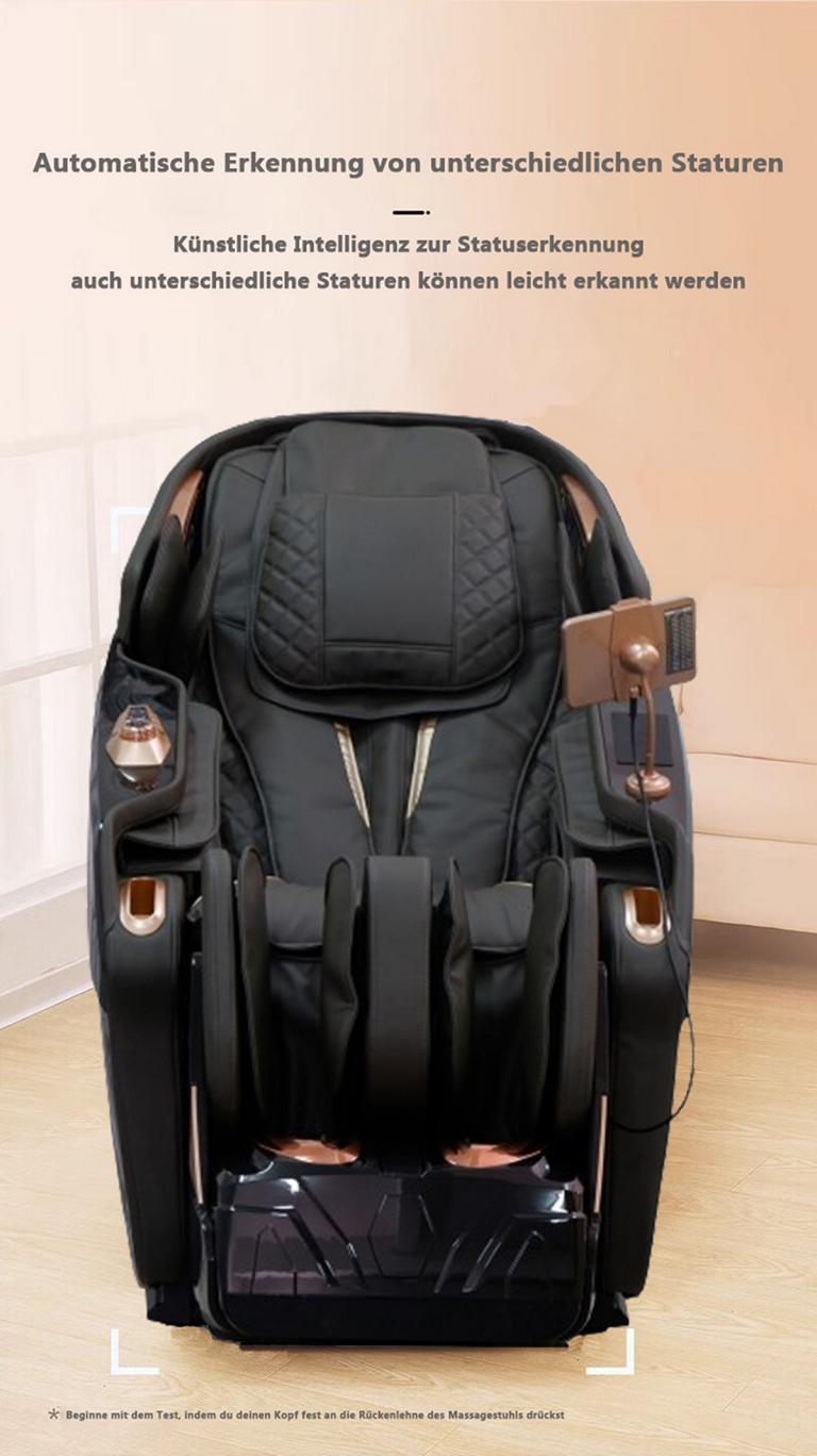 Traum 3D Massagesessel Sessel "Lancy" Relaxsessel Salottini Neuste Generation! Weiß