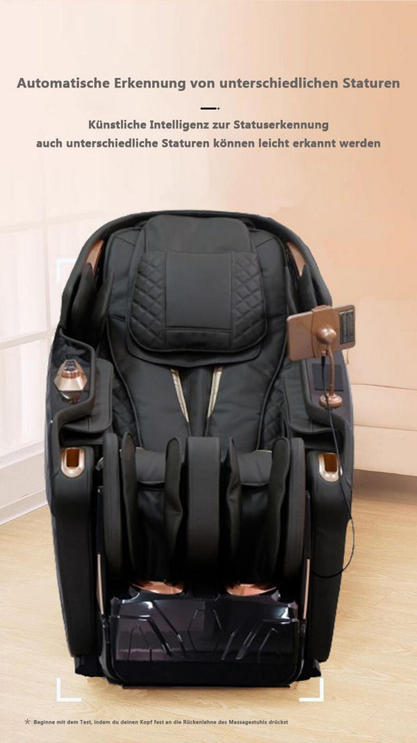 Traum 3D Massagesessel Sessel "Lancy" Relaxsessel Salottini Neuste Generation! Weiß