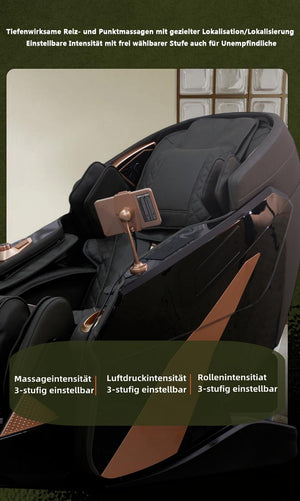Edler 3D Massagesessel Sessel "Lancy" Relaxsessel Salottini Neuste Generation! Schwarz