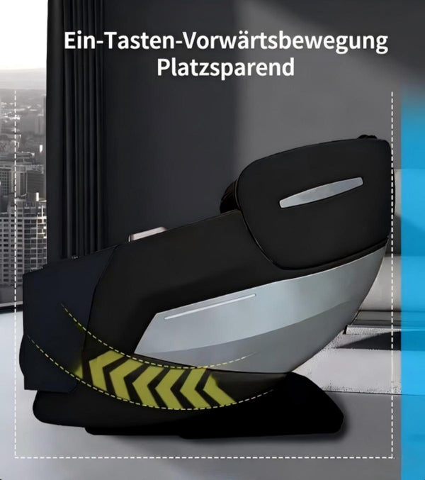 Relaxsessel Massagesessel Locarno MIT Münzeinwurf (u.a. Gewerbe) 2D Sessel Schwarz