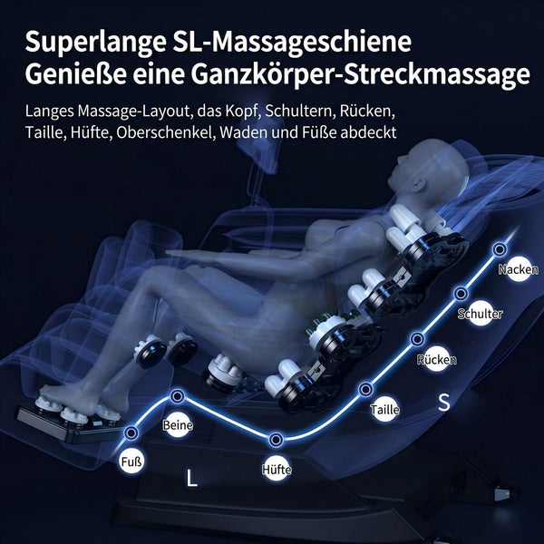 Edler Relaxsessel Massagesessel Lugano Sessel Salottini Sonderpreis beige
