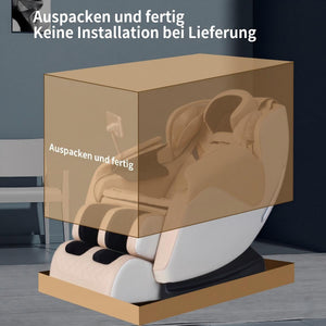 Edler Relaxsessel Massagesessel Lugano Sessel Salottini Sonderpreis beige
