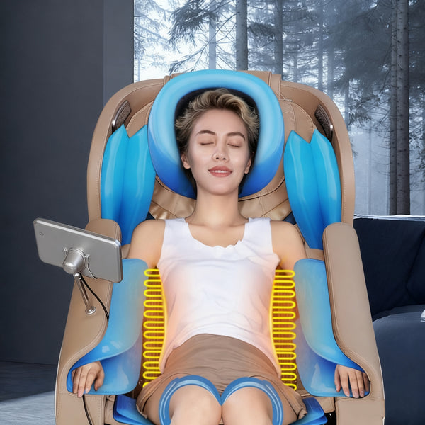 Edler Relaxsessel Massagesessel Lugano Sessel Salottini Sonderpreis beige