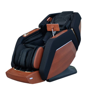 Luxus Relaxsessel 4D Massagesessel Sessel Luzern Salottini Neuste Generation! Schwarz-Holzoptik