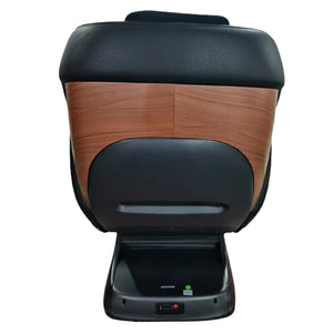 Luxus Relaxsessel 4D Massagesessel Sessel Luzern Salottini Neuste Generation! Schwarz-Holzoptik