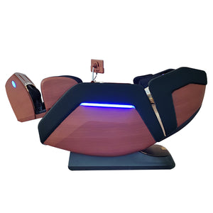 Luxus Relaxsessel 4D Massagesessel Sessel Luzern Salottini Neuste Generation! Schwarz-Holzoptik