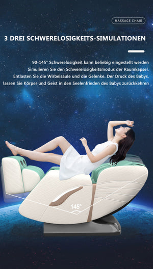 Edler Relaxsessel 2D Massagesessel Sessel Modell Sion Salottini Neuste Generation! Beige