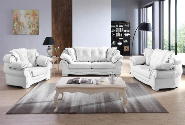 XL Sofagarnitur Nico 3/2/1 Leder Polstergarnitur Sonderpreis SALOTTINI