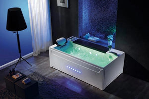 Whirlpool für 1 Person 180x100 Ohio Badewanne Wasserfall Whirlwanne Sonderpreis