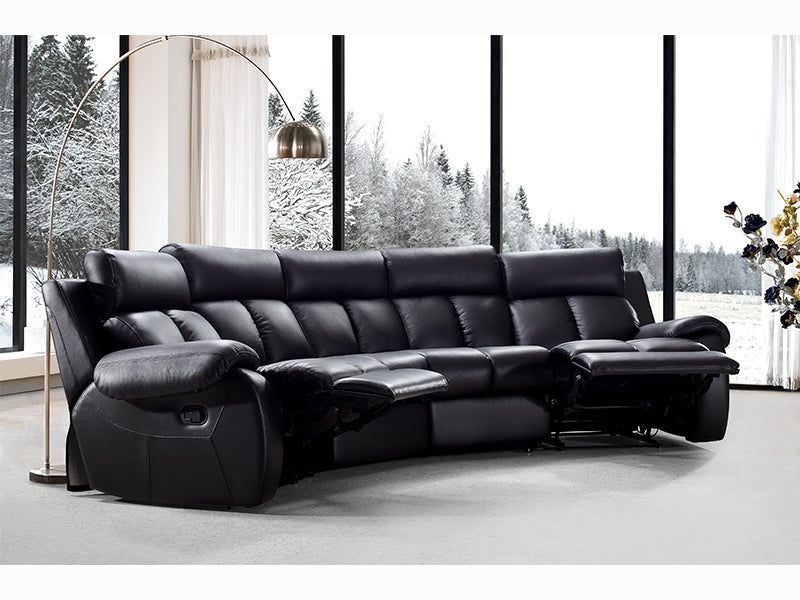 SOFORT LIEFERBAR Recliner Leder Kinosofa Pedro Kino Sofa Rundsofa Sonderpreis