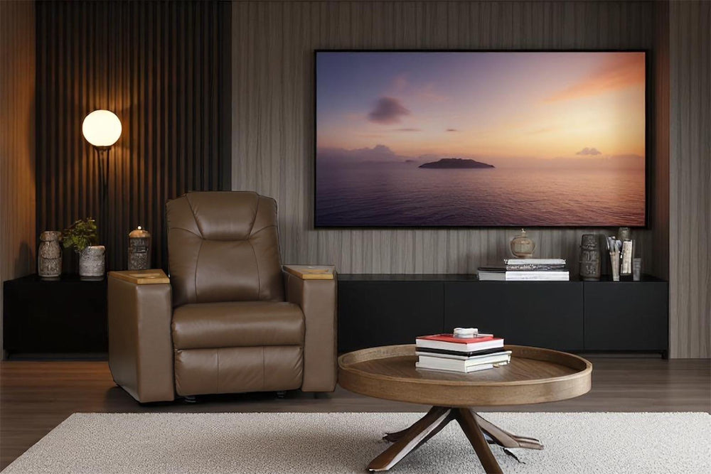 Designer Sessel Portland Deluxe Recliner Ledersessel Relaxsessel mit Motor Salottini