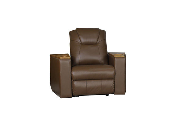 Designer Sessel Portland Deluxe Recliner Ledersessel Relaxsessel mit Motor Salottini