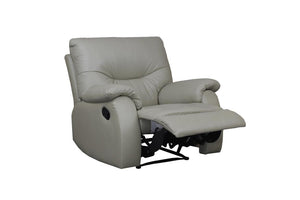 Klassischer Sessel Arcadia Deluxe Recliner Ledersessel Relaxsessel mit Motor Salottini