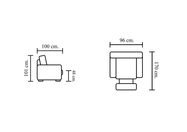 Chesterfield Ohrensessel Logan Deluxe Recliner Ledersessel Relaxsessel mit Motor Salottini