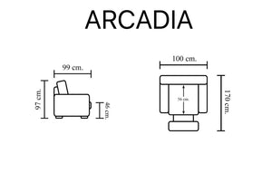 Klassischer Sessel Arcadia Deluxe Recliner Ledersessel Relaxsessel mit Motor Salottini