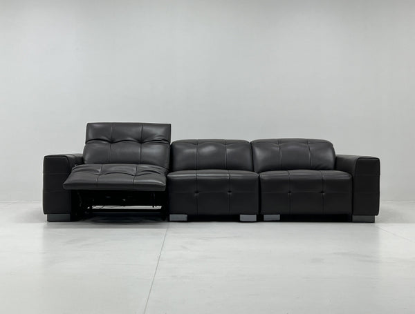 Modernes Recliner MEGA Sofa Leder Fabiano Kinosofa Big Sofa Salottini Sonderpreis